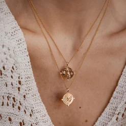 Filigrane Ketten | Hey Happiness Fearless Kette mit Anhänger Sterlingsilber