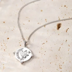 Filigrane Ketten | Hey Happiness Fearless Kette mit Anhänger Sterlingsilber