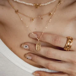 Filigrane Ketten | Hey Happiness Feine Ankerkette Vereter Sterlingsilber Gold