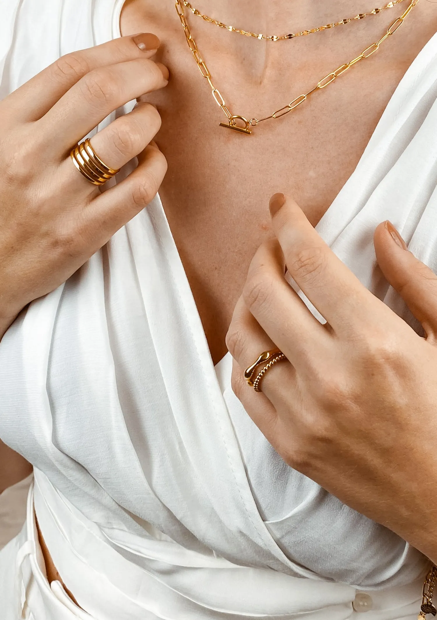 Choker Ketten | Filigrane Ketten | Hey Happiness Feine Choker Kette in Gold