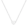 Filigrane Ketten | Hey Happiness Feine Kette mit Herz Anhänger in Silber Silver