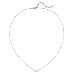 Filigrane Ketten | Hey Happiness Feine Kette mit Herz Anhänger in Silber Silver