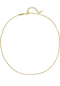 Filigrane Ketten | Hey Happiness Feine Kette Starburst Sterlingsilber in Gold