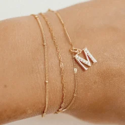 Ketten Armbänder | Hey Happiness Feines Starburst Armband Sterlingsilber in Gold