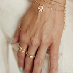 Ketten Armbänder | Hey Happiness Feines Starburst Armband Sterlingsilber in Gold