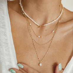 Filigrane Ketten | Hey Happiness Filigrane Figarokette Vereter Sterlingsilber Gold