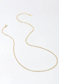 Filigrane Ketten | Hey Happiness Filigrane Figarokette Vereter Sterlingsilber Gold