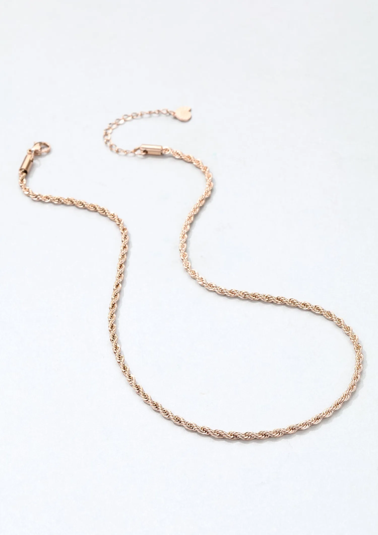 Statement Ketten | Hey Happiness Filigrane Kordelkette Rosegold Rose Gold