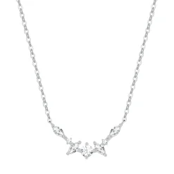 Filigrane Ketten | Hey Happiness Fireworks Zirkonia Kette Sterlingsilber Silver