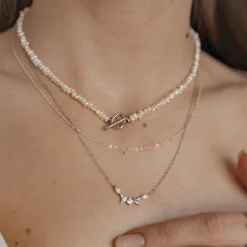 Filigrane Ketten | Hey Happiness Fireworks Zirkonia Kette Sterlingsilber Silver