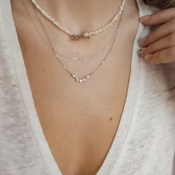 Filigrane Ketten | Hey Happiness Fireworks Zirkonia Kette Sterlingsilber Silver