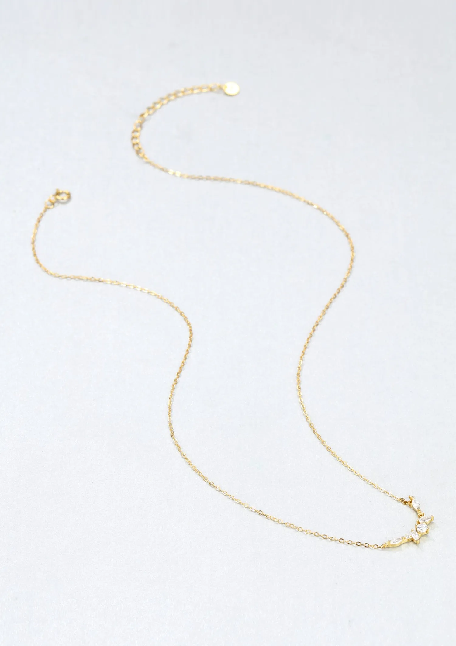 Filigrane Ketten | Hey Happiness Fireworks Zirkonia Kette Vereter Sterlingsilber Gold