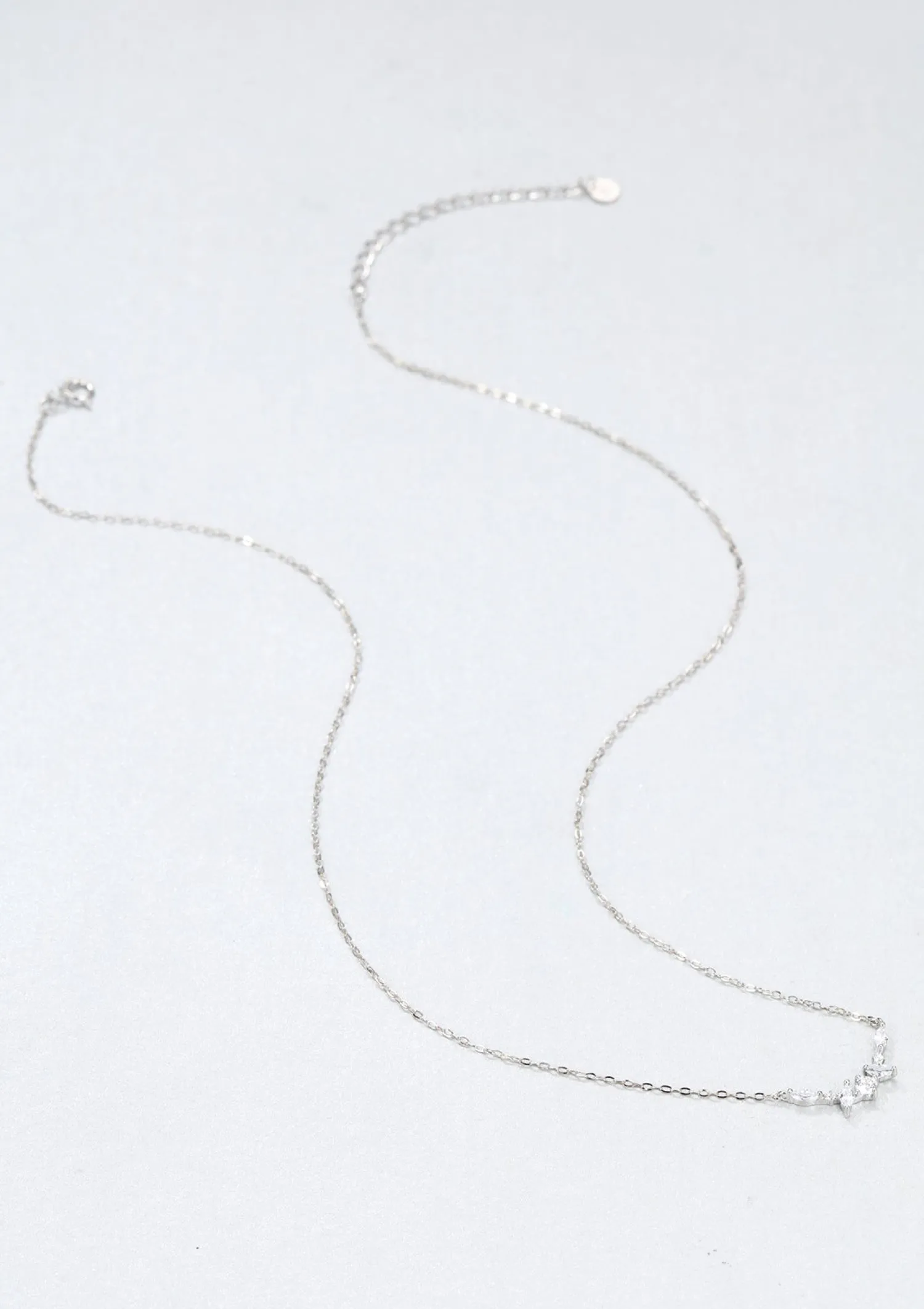 Filigrane Ketten | Hey Happiness Fireworks Zirkonia Kette Sterlingsilber Silver