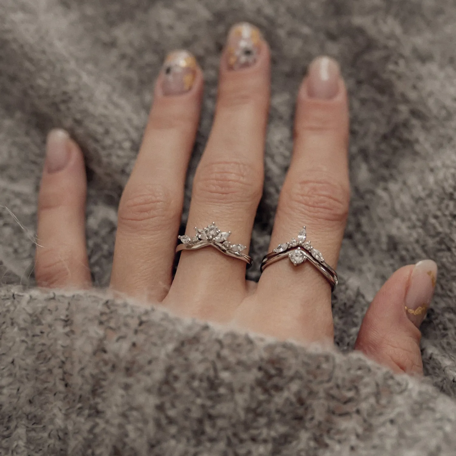 Schlichte Ringe | Hey Happiness Fireworks Zirkonia Ring Sterlingsilber Silver