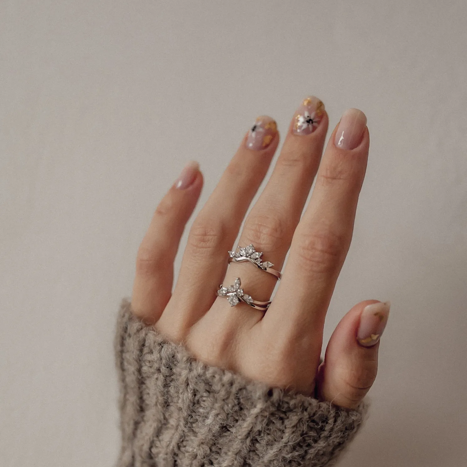Schlichte Ringe | Hey Happiness Fireworks Zirkonia Ring Sterlingsilber Silver