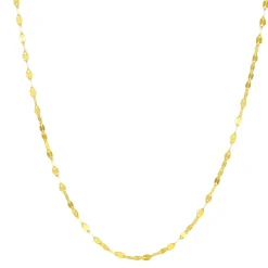 Filigrane Ketten | Hey Happiness Flache Rolo Kette aus Sterlingsilber