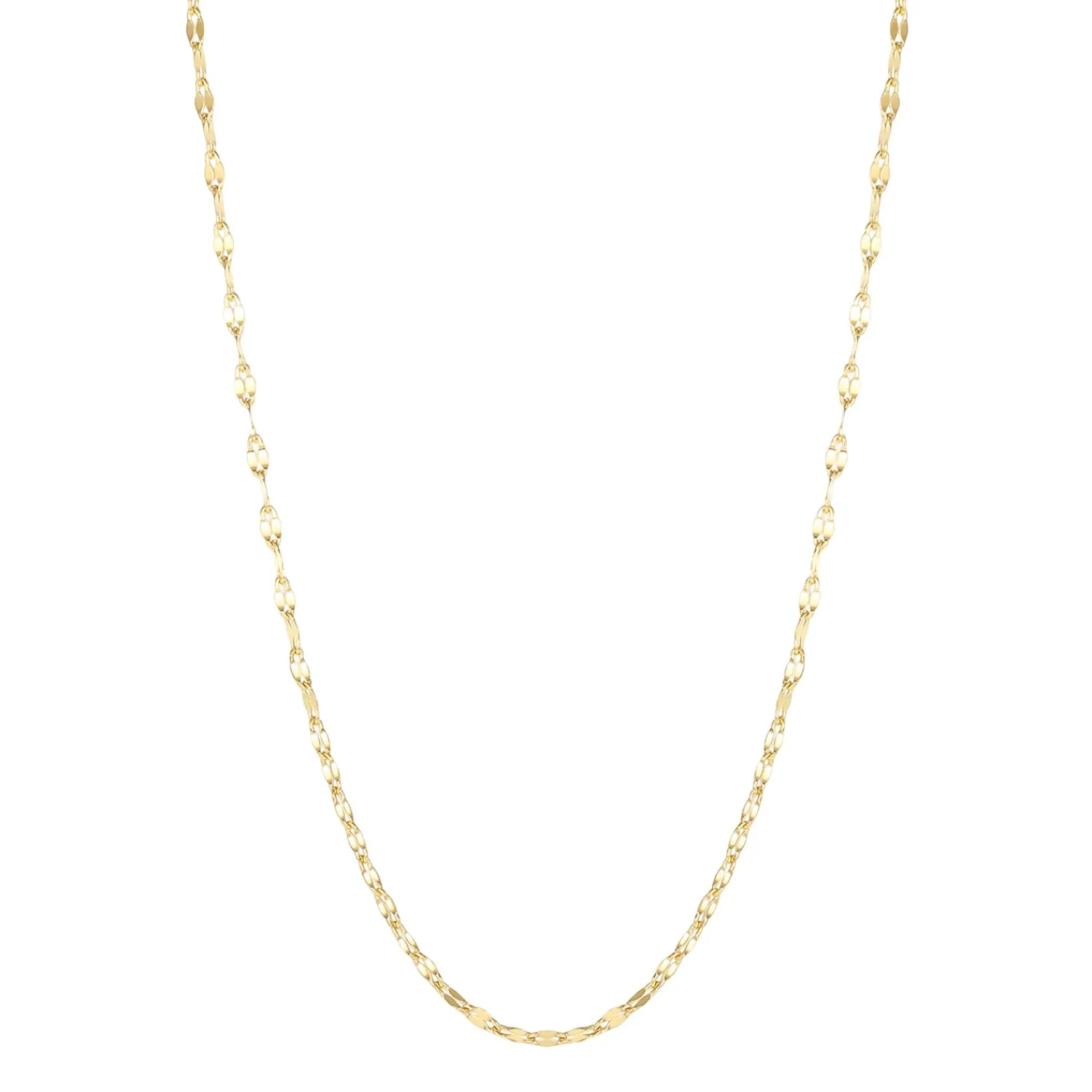 Choker Ketten | Filigrane Ketten | Hey Happiness Flache Rolokette farbe Gold