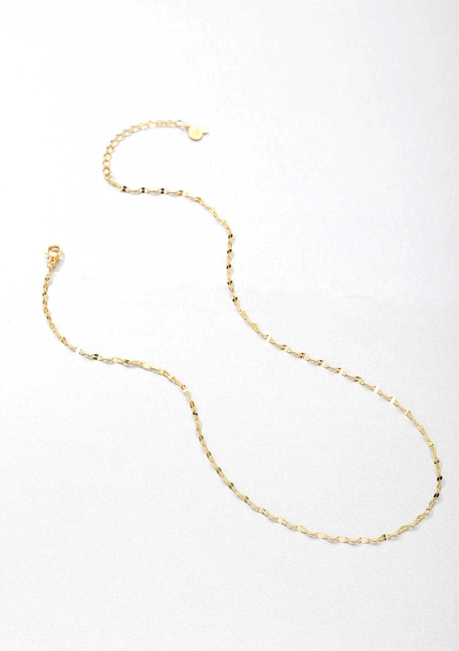 Choker Ketten | Filigrane Ketten | Hey Happiness Flache Rolokette farbe Gold