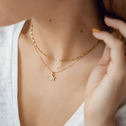 Choker Ketten | Filigrane Ketten | Hey Happiness Flache Rolokette farbe Gold