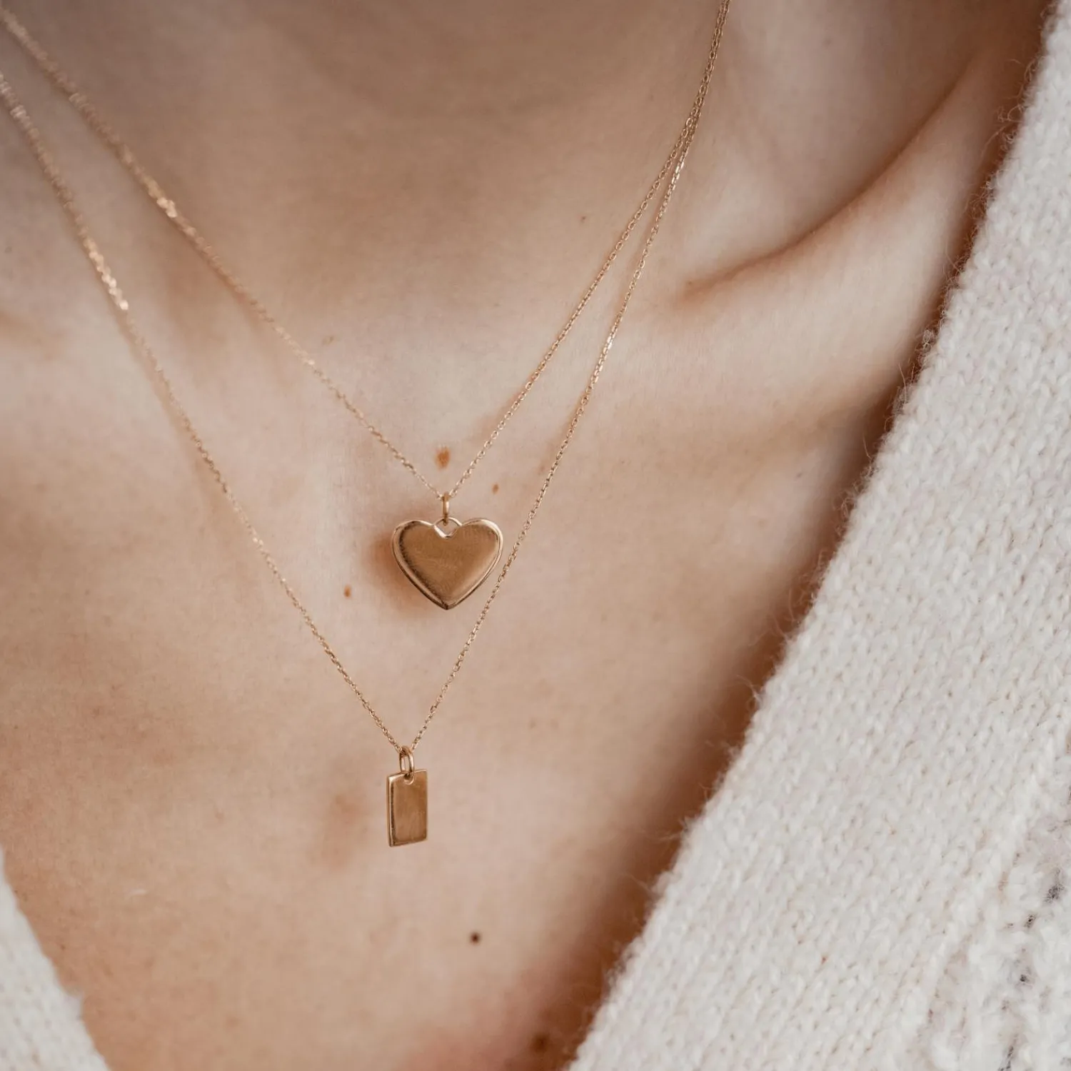 Filigrane Ketten | Hey Happiness Forever Anhänger Kette 14K Gold