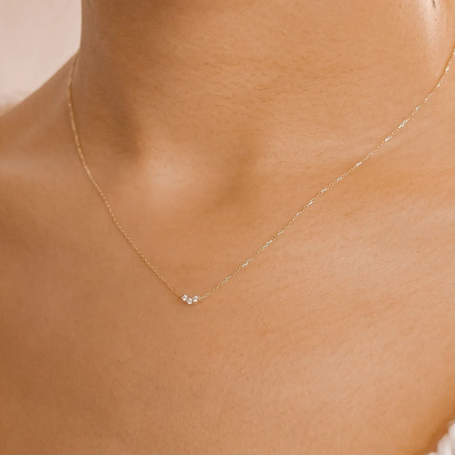 Filigrane Ketten | Hey Happiness Freude Kette 14K Gold