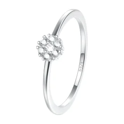 Schlichte Ringe | Hey Happiness Funkelnder Kreis Ring Sterlingsilber Silver