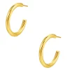 Creolen | Hey Happiness Gedrehte Creolen in Gold