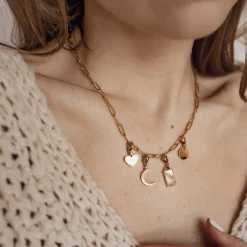 Creolen | Hey Happiness Gedrehte Creolen mit Twist in Gold