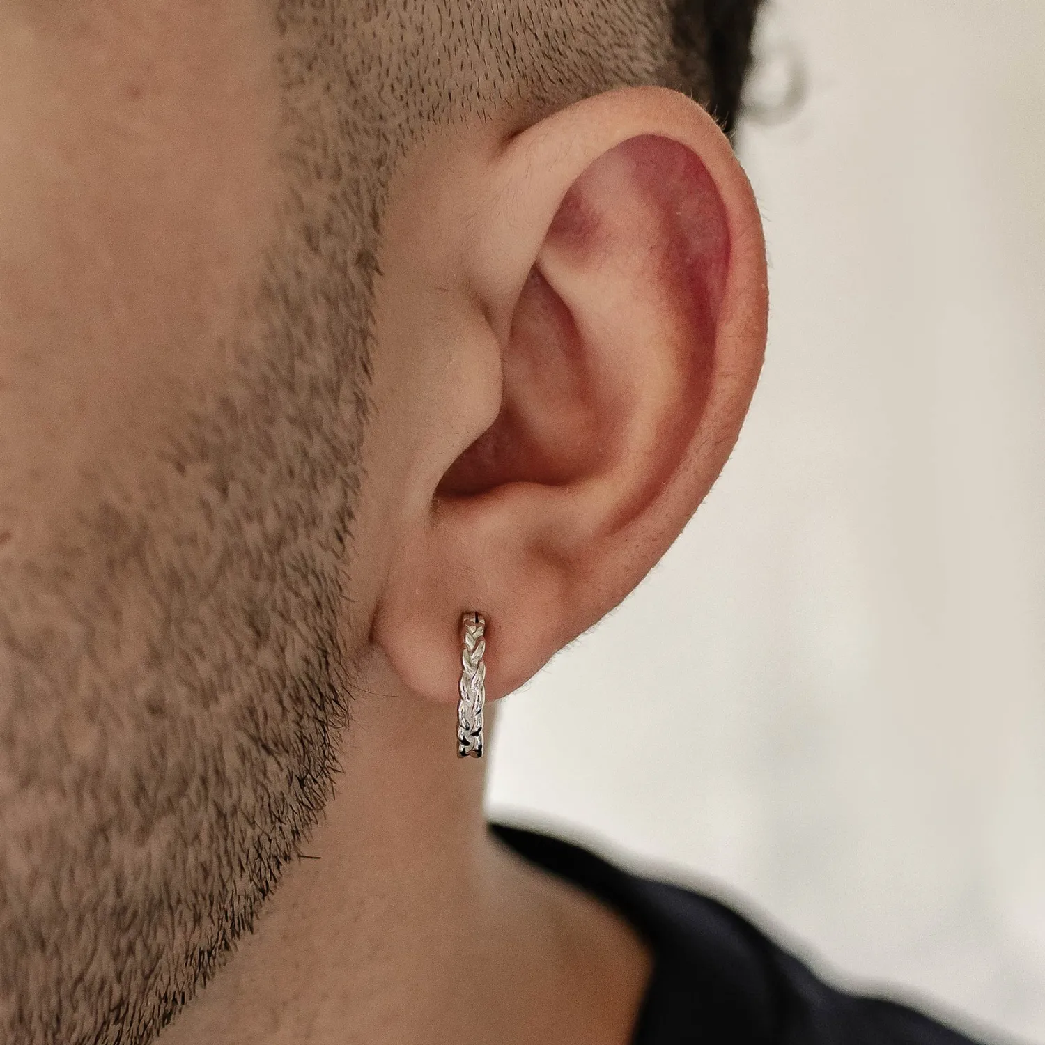Creolen | Hey Happiness Geflochtene Creolen Sterlingsilber Silver