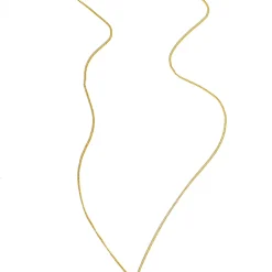 Filigrane Ketten | Hey Happiness Ginkgoblatt Kette Sterlingsilber in Gold