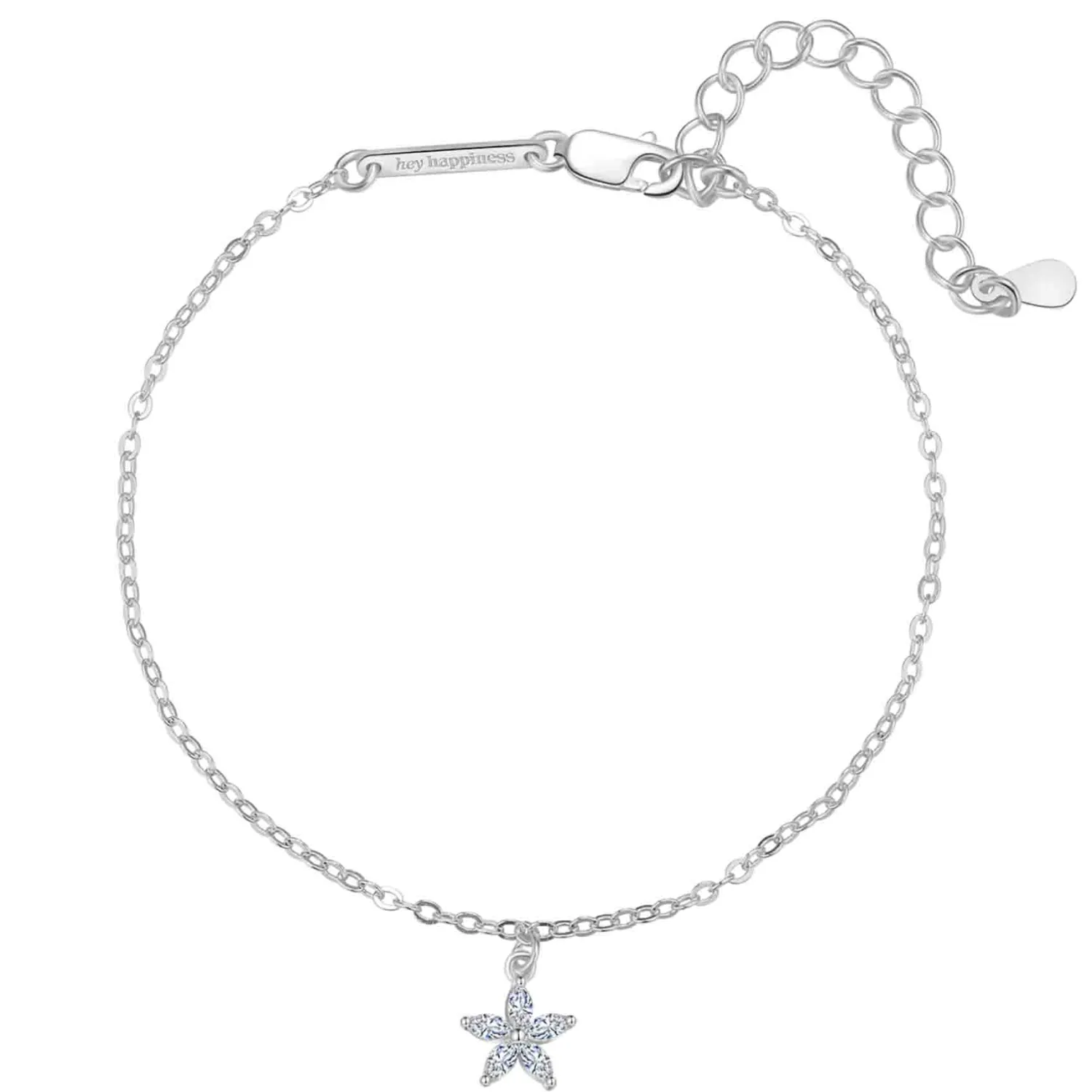 Charm Armbänder | Hey Happiness Gänseblümchen Armband Sterlingsilber