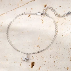 Charm Armbänder | Hey Happiness Gänseblümchen Armband Sterlingsilber