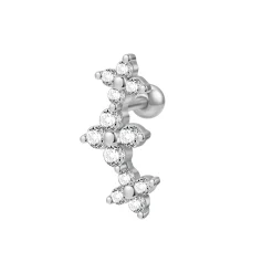 Piercings | Ohrstecker | Hey Happiness Gänseblümchen Ohrpiercing Sterlingsilber