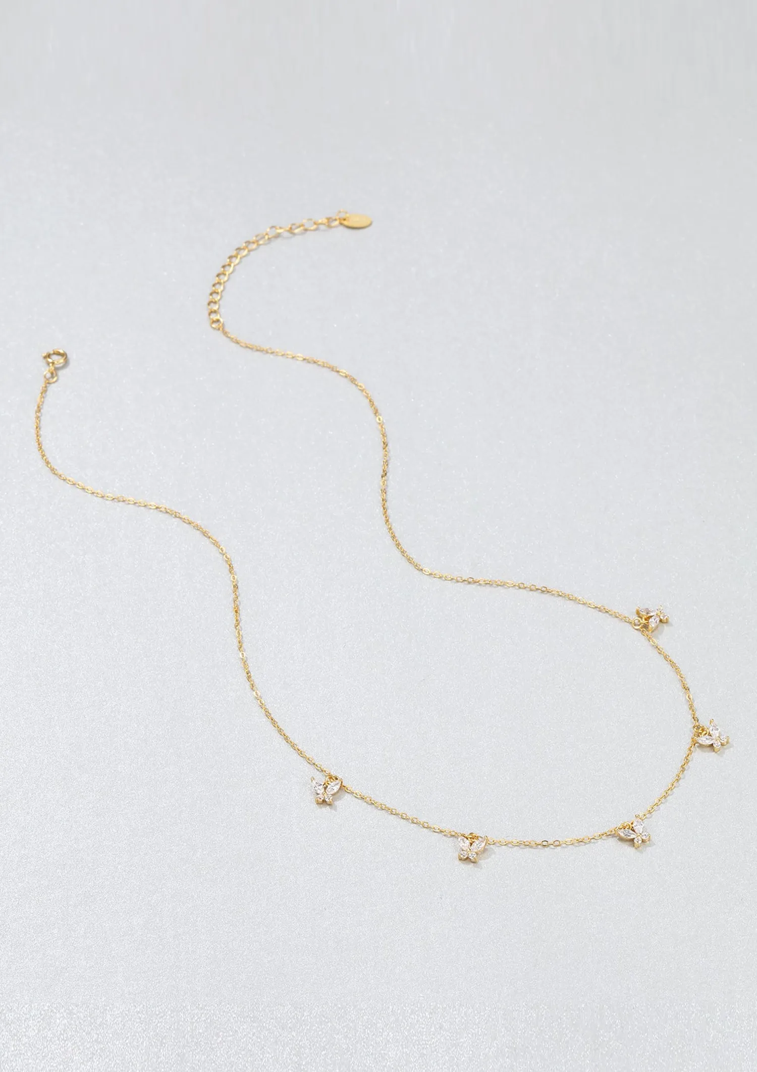 Necklace Sets | Hey Happiness Gänseblümchen und Schmetterling Ketten Set in Gold