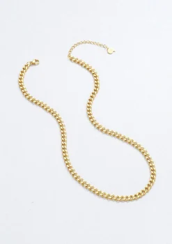 Statement Ketten | Hey Happiness ene Panzerkette Großgliedrig Gold