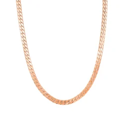 Statement Ketten | Hey Happiness Grobe Cuban-Kette – Wasserdicht