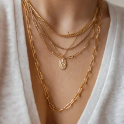 Lariat Necklaces | Statement Ketten | Hey Happiness Großgliedrige Kette Y Gold