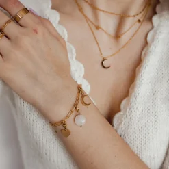 Ketten Armbänder | Hey Happiness Großgliedriges Armband Gold
