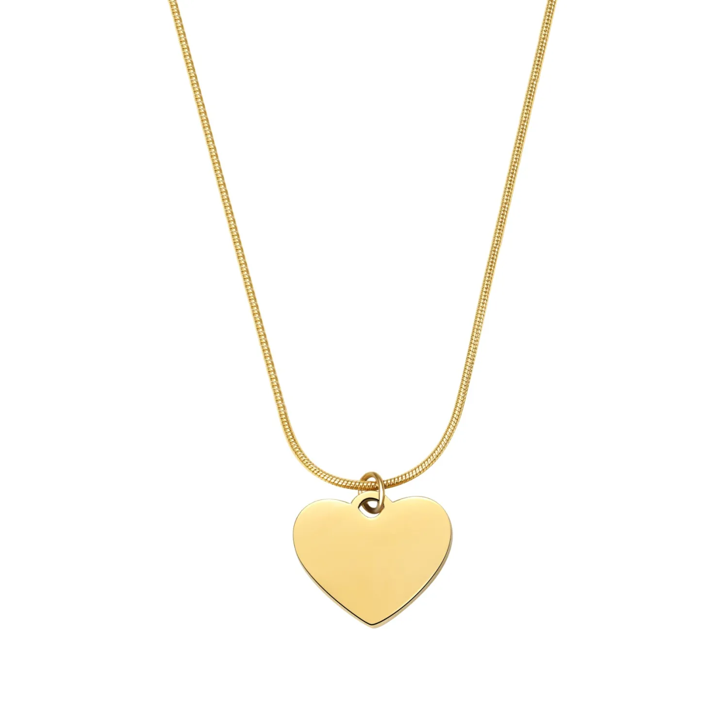 Lariat Necklaces | Filigrane Ketten | Hey Happiness Herz Anhänger Schlangen-Kette Wasserfest