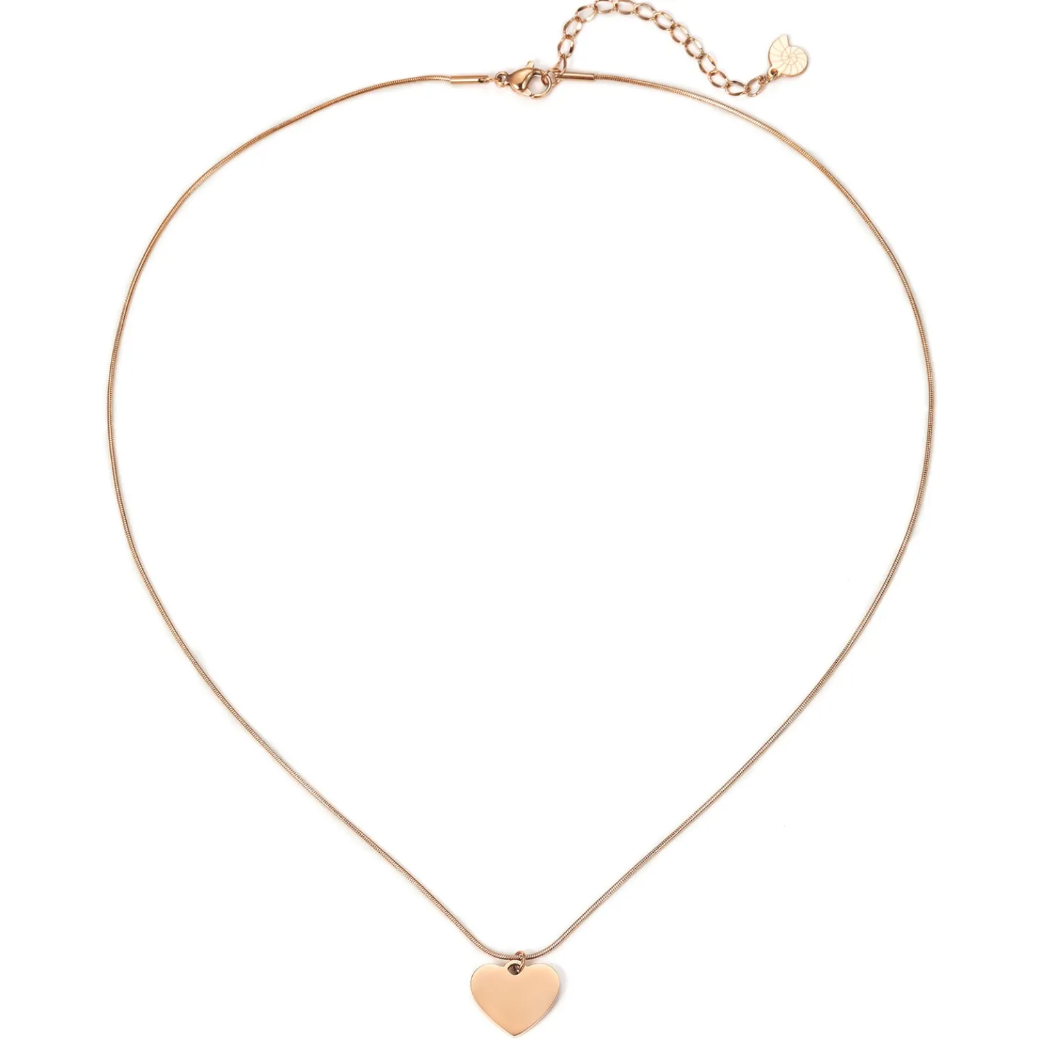 Lariat Necklaces | Filigrane Ketten | Hey Happiness Herz Anhänger Schlangen-Kette Wasserfest