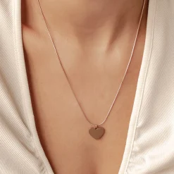 Lariat Necklaces | Filigrane Ketten | Hey Happiness Herz Anhänger Schlangen-Kette Wasserfest