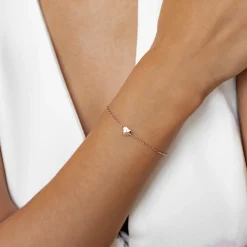 Charm Armbänder | Hey Happiness Herz Armband Love Sterlingsilber