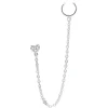 Ohrstecker | Hey Happiness Herz Ear Cuff Sterlingsilber Silver