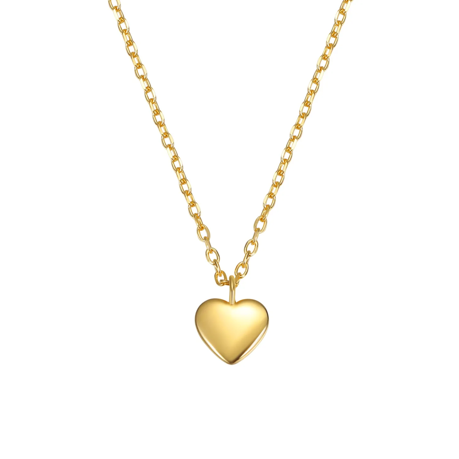Filigrane Ketten | Hey Happiness Herz Halskette Love Sterlingsilber