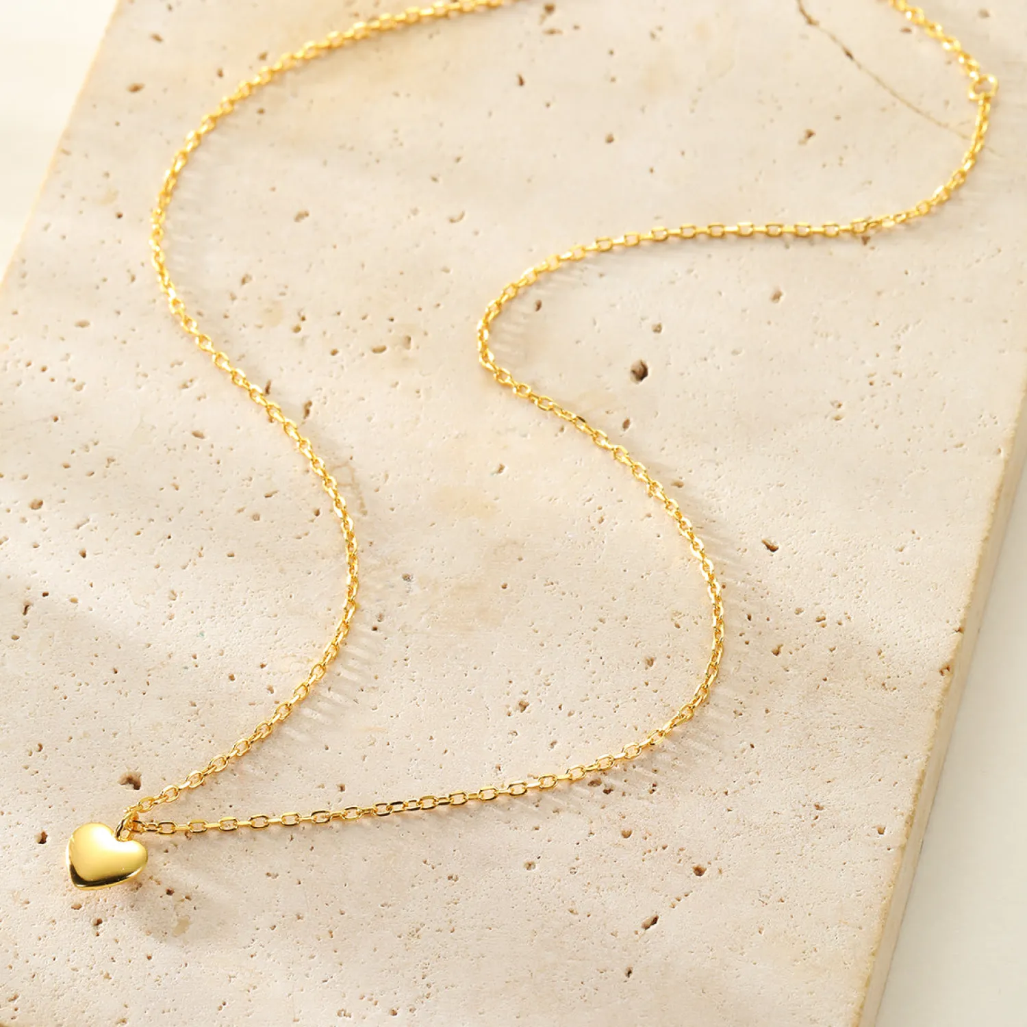 Filigrane Ketten | Hey Happiness Herz Halskette Love Sterlingsilber