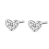 Ohrstecker | Hey Happiness Herz Ohrstecker Sterlingsilber Silver