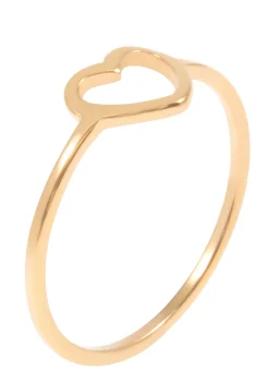 Schlichte Ringe | Hey Happiness Herz Ring in Gold