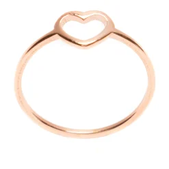 Schlichte Ringe | Hey Happiness Herz Ring in Rosegold Rose Gold