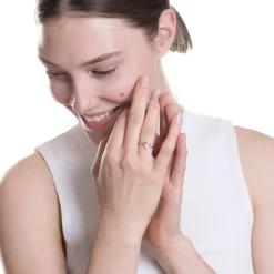 Schlichte Ringe | Hey Happiness Herz Ring in Rosegold Rose Gold