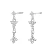 Ohrstecker | Hey Happiness Hängende Blüte Ohrstecker aus Sterlingsilber Silver